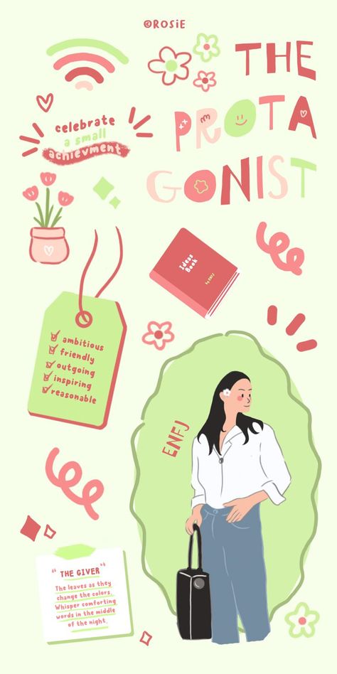 Enfj Wallpaper, She Wallpaper, Aesthetic Cute Wallpaper, Pastel Feed, Rectangle Stickers, Study Wall, Color Whisper, Islamic Poster, Characters Inspiration Drawing