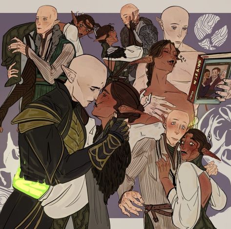 Dragon Age Inquisition Solas, Dragon Age Solas, Dragon Age Comics, Solas Dragon Age, Dragon Age Romance, Dragon Age Series, Dragon Age Games, Bee And Puppycat, Dragon Age Inquisition