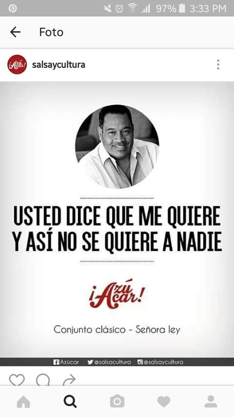 #frases #musica Salsa Musica, Musica Salsa, Cali, Sauce, Movie Posters, Film Posters