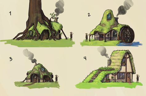 Herbalist Character, Perspective Drawing Architecture, Creative Drawing Prompts, My Fantasy World, Building Art, Fantasy House, Fantasy Setting, Fantasy Places, Futuristic Art