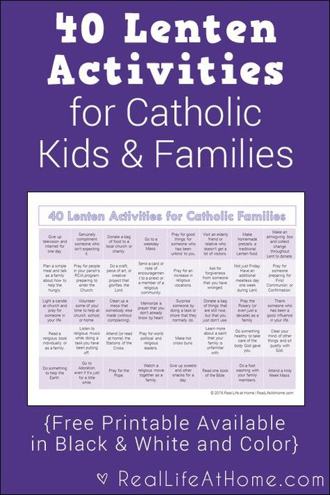 A free printable perfect for Lent this year! This features 40 Lenten activities for Catholic families and kids. (It comes in both color and black and white.) Lent Activities, Holy Week Activities, Lent Ideas, Lenten Activities, Free Family Printables, Religion Activities, Catholic Easter, Catholic Lent, Liturgical Year