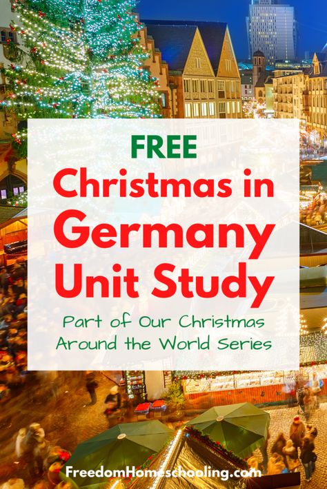 Christmas Traditions In Germany, Christmas Lesson Plan, Germany For Kids, German Christmas Cookies, Homeschool Holidays, Christmas Learning, Christmas In Germany, Winter Unit, Christmas Units