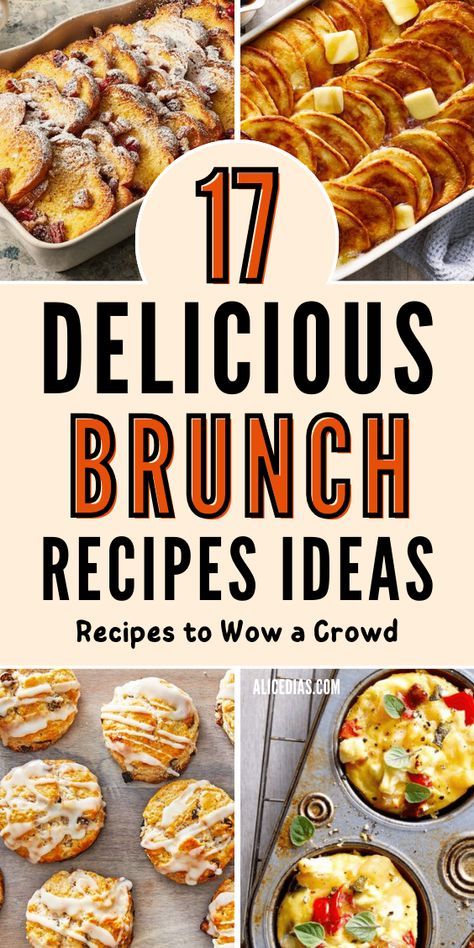 Easy Brunch Food For A Crowd, Breakfast Party Ideas For Adults, Brunch Potluck Ideas Easy Recipes, Easy Lunch Brunch Ideas, Quick Breakfast For Large Groups, Late Brunch Ideas Meals, Brunch Finger Foods Breakfast Recipes, Ladies Brunch Food Ideas, Easy Thanksgiving Brunch Ideas