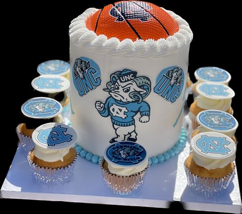 Heels Birthday, College Birthday, Unc Tarheels, Tar Heels, Baby Shower Cake, Shower Cake, Shower Cakes, Baby Shower Cakes, Birthday Cakes