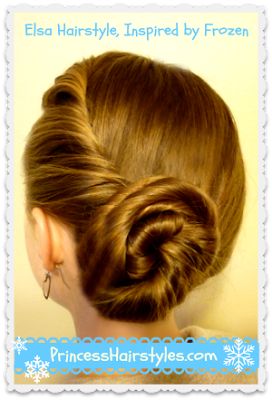 Elsa Coronation Hairstyle, Disney Frozen Elsa Hairstyle, Elsa Coronation, Elsa Hair, Dance Hairstyles, Hairstyles For Girls, Frozen Inspired, Hairstyle Tutorial, Princess Hairstyles, Hair Tutorials