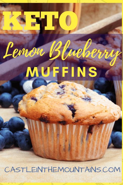 Keto Lemon Blueberry, Low Carb Blueberry Muffins, Keto Blueberry Muffins, Keto Blueberry, Berry Muffins, Low Carb Muffins, Lemon Blueberry Muffins, Lemon Muffins, Muffin Recipes Blueberry