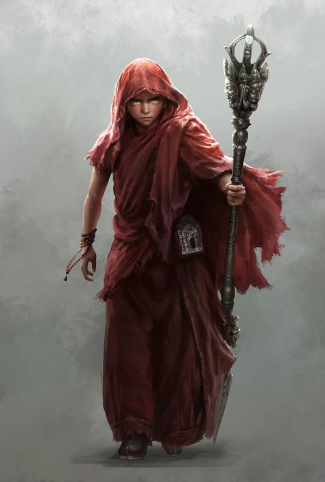 Monks can be easily identified by their simple robes, unique holy symbols, and lean, yet powerful, physiques. 천사와 악마, Dark Sun, Little Buddha, Arte Fantasy, Fantasy Rpg, Fantasy Inspiration, 영감을 주는 캐릭터, A Character, Medieval Fantasy