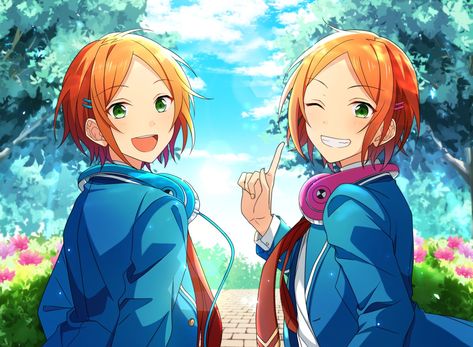 Enstars 2wink, Ensemble Stars, Music Star, Twins, Zelda Characters, Fan Art, Stars, Anime, Fictional Characters