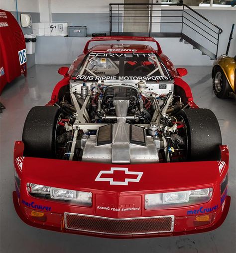 Corvettes For Sale: Doug Rippie's Le Mans ZR-1 Corvette - Corvette: Sales, News & Lifestyle C4 Corvette Race Car, Corvette C4 Zr1, Corvette Race Car, Chevrolet Corvette C4, C4 Corvette, Corvette C4, American Racing Wheels, Touring Car Racing, Corvette Grand Sport