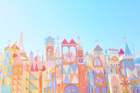 it's a small world after all... Small World Aesthetic, Small World Wallpaper, Its A Small World Aesthetic, Its A Small World, It's A Small World, It’s A Small World Birthday Theme, Disney World Desktop Wallpaper, It’s A Small World Room, Disney Its A Small World