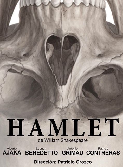 Hamlet Poster Design, Hamlet Book Cover, Dark Academia Graphic Design, Hamlet Art, Hamlet Poster, Shakespeare Posters, Literature Poster, Literature Posters, Teaching Literature