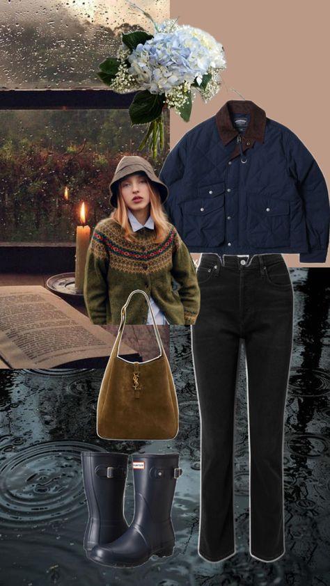 Really great functional outfit,great for those days when it’s pouring rain or the streets are still sprinkling with water. Great for the city and the countryside. West coast and east coast friendly. West Coast Outfits, Coast Outfit, Pouring Rain, Those Days, English Countryside, Put Together, East Coast, The Streets, West Coast