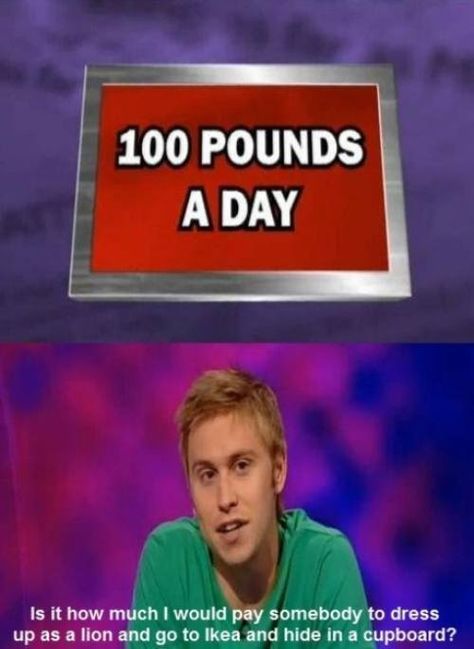 If this is the answer. What is the question | Russell Howard | Mock the Week British Comedians, Mad People, Mock The Week, Russell Howard, British Humour, Awkward Funny, British Humor, Happiness Is A Choice, British Comedy