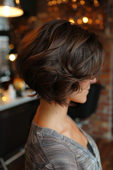 Textured Bobs, Hair 2025, Sleek Short Hair, Brunette Hairstyles, Bob Hair Color, Hairstyle Tips, Thick Hair Cuts, Growth Hair, Hair Removal Permanent