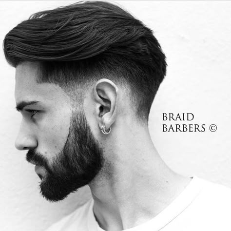 Mens Hairstyles With Beard, Gents Hair Style, Best Beard Styles, Taper Fade Haircut, Mens Hairstyles Thick Hair, Beard Hairstyle, Men Hair Color, Men's Hairstyle, Cool Hairstyles For Men