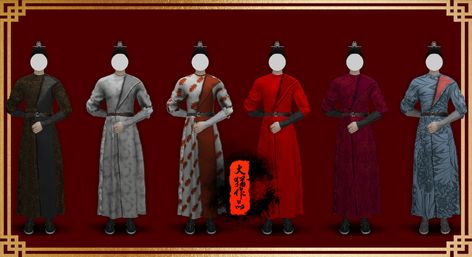 [DA-MAO]Chinese ancient costume m 01 | DA-MAO SIMS on Patreon Sims Medieval, Sims 4 Anime, Ancient Costume, Pelo Sims, The Sims 4 Packs, Sims 4 Expansions, Chinese Traditional Clothing, Sims 4 Dresses, Sims 4 Characters