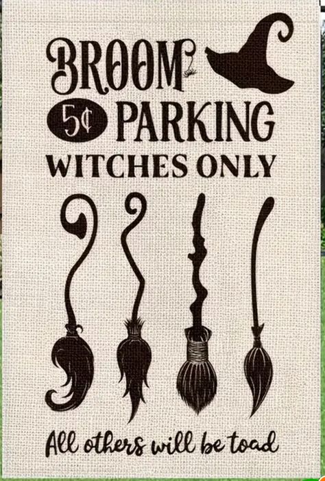 Broom Parking, Poster Cafe, Halloween Brooms, Metal Printing, Fall Halloween Crafts, Kitchen Posters, Metal Wall Art Decor, Retro Illustration, Halloween Prints