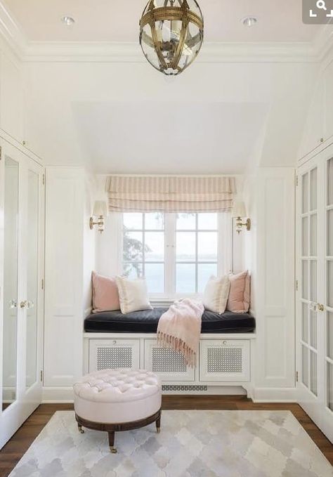 Pink Closet, Room Dressing, Walk In Closet Design, Closet Wardrobe, Trendy Bedroom, Bedroom Windows, Pool Design, White Room, Dressing Room Design