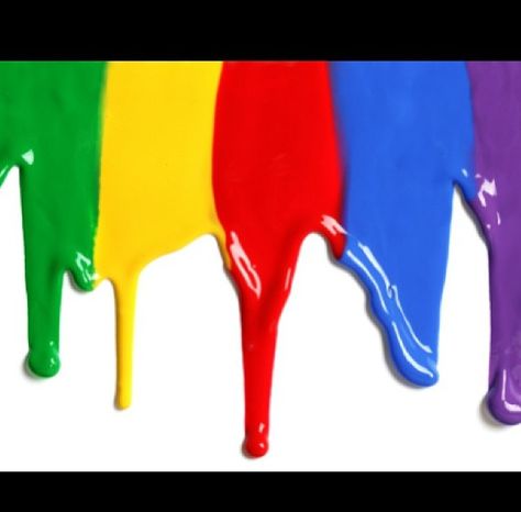 This is some paint running down a wall. I believe... Cool Wallpapers For Pc, Rainbow Paint, Rainbow Painting, Liquid Paint, Web Design Trends, Drip Painting, Childrens Church, Apple Logo, Children's Ministry