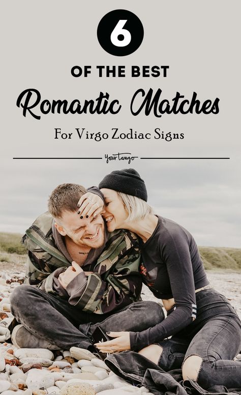 4 Best Romantic Matches For Virgo (And The Zodiac Signs Who Don't Stand A Chance) | YourTango Virgo Relationships Matches, Virgo Soulmate Zodiac Signs, Male Virgo, Virgo Matches, Virgo Love Match, Virgo Best Match, Virgo Relationships, Virgo Compatibility, Zodiac Signs Couples