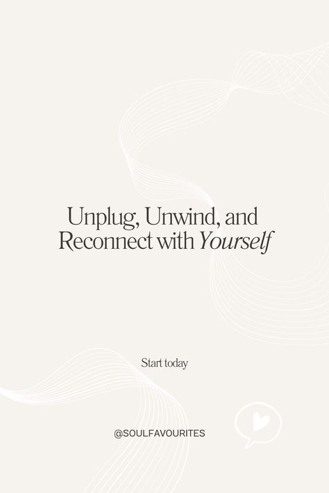 ��📴 Disconnect from the world to reconnect with your soul. Unplug, unwind, and experience the magic of self-discovery. 🌼 #DigitalDetox #SelfCareJourney #SoulFavourites #Unwind 🌈 Disconnect From The World, Reconnect With Yourself, Digital Detox, 2025 Vision, Self Discovery, Your Soul, To The World, Self Care, The Magic