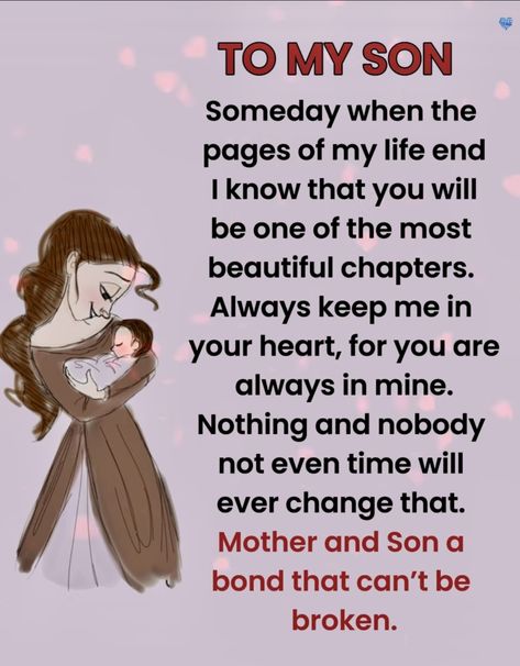 Mother Son Bond Quotes, Getting Married Quotes, Mothers Love For Her Son, Love My Son Quotes, Son's Quotes, Inspirational Friend Quotes, Mother Son Quotes, Prayer For Son, Letter To Daughter