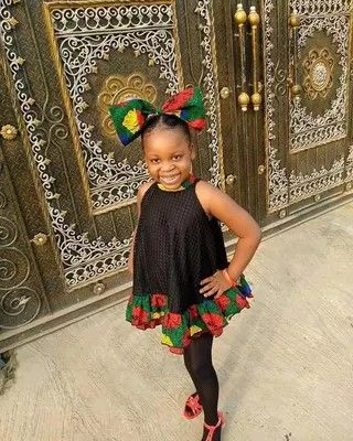 Latest Children Ankara Gown, Children Wears, Baby African Clothes, African Kids Clothes, Ankara Styles For Kids, African Bridal Dress, Kids Dress Collection, African Dresses For Kids