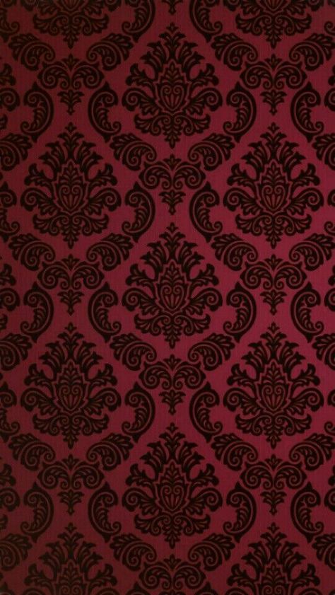 Gothic Fabric Pattern, Hazbin Hotel Aesthetic, Goth Wallpapers, Gothic Scrapbook, Goth Pattern, Tattoos Color, Red Goth, Red Gothic, Gothic Pattern