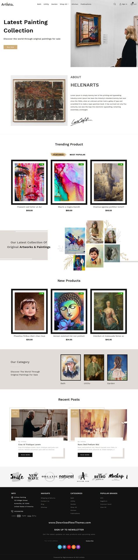 Art Selling Website Design, Art Website Design Layout, Art Gallery Website Design, Art Gallery Photography, Sculpture Tattoo, Photo Gallery Website, Art Guy, Painting Website, Tech Projects