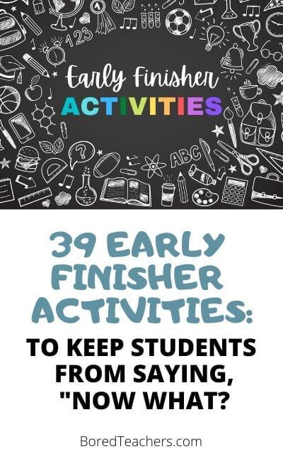 Subbing Ideas, High School Science Classroom, Math Early Finishers, Early Finisher Activities, High School Activities, Early Finishers Activities, Quiet Activities, High School Science, Classroom Jobs