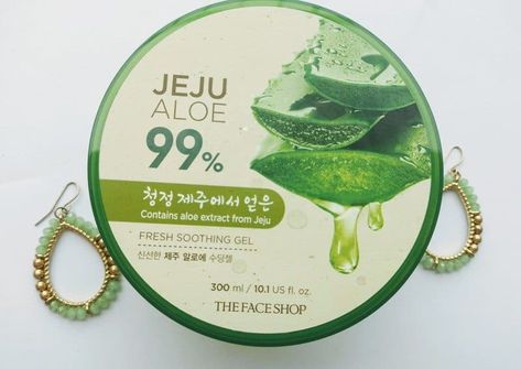 Skincare Design, Oily Skin Face, Soothing Gel, Aloe Gel, Reduce Pores, The Face Shop, Skincare Brand, Aloe Vera Gel, Floral Fragrance