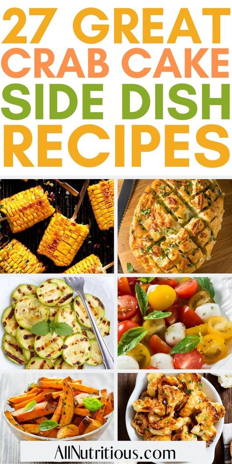 If you are looking for the best side dishes to compliment your favorite crab cakes you must check out these yummy sides for crab cakes. You will love having any of these flavorful crab cake side dish recipes. Crab Cakes And Sides, Crab Feast Side Dishes, Side Dishes For Crab Cakes, Crab Cake Side Dishes, Crab Cake Dinner Side Dishes, What To Serve With Crab Cakes, Sides For Crab Cakes, Sides For Crab, Crab Cake Dinner