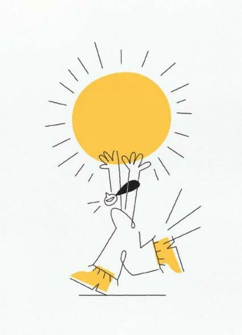 Sunshine Illustration Art, Sunshine Person, Person Aesthetic, Stay Close To People, Good Morning Sun, Funny Sun, Sun Drawing, Sun Illustration, Illustration Quotes