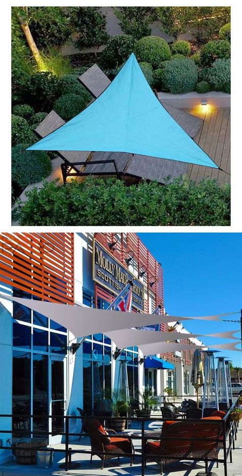 Shade Sail, Waterproof Garden Shelter 95% UV Blocking Sun Protection Awning, Canopy for Patio Garden Garden Shelter, Backyard Camping, Awning Canopy, Shade Sail, Waterproof Outdoor, Garden And Yard, Outdoor Garden, Patio Garden, Sun Protection