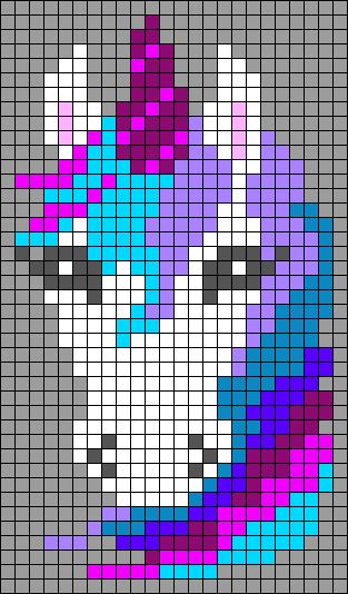 Unicorn Bead Pattern, Unicorn Perler Bead Pattern, Unicorn Pixel Art, Unicorn C2c Crochet Pattern Free, C2c Unicorn Crochet Pattern, Unicorn Alpha Pattern, Pixel Quilting, Unicorn Cross Stitch Pattern, Crochet C2c Pattern