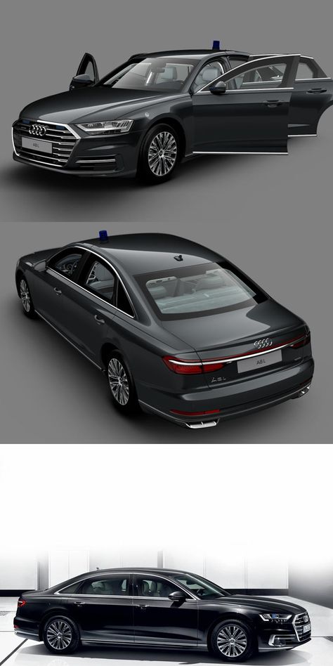 Meet The Audi A8 L Security: The Ultimate Armored Luxury Sedan. Not much is going to stop this stealthy armored limo. Audi Sedan Black, Sedan Cars Luxury, Best Sedan Cars, Security Aesthetic, Car Tattoo Design, Audi A8 L, Audi Sedan, Audi A, Luxury Sedans