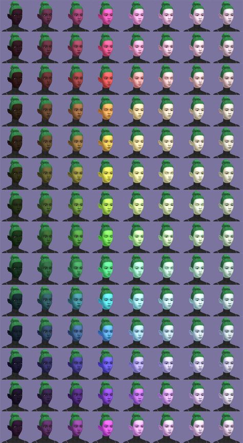 Saturated Fantasy Skin Tones Sims 4 Green Skin, More Skin Colors Sims 4 Cc, Sims 4 Unnatural Skin Cc, Ts4 Skin Tones, Skin Colors Sims 4 Cc, Sims 4 Custom Skin Tones, Sims 4 Alien Skin Tones, Unnatural Skin Tones Sims 4 Cc, Sims 4 Alien Skin