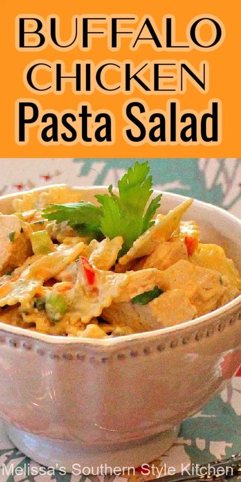 Macaroni Salads, Buffalo Chicken Pasta Salad, Chicken Pasta Salad Recipes, Eagle Hunter, Crab Salad Recipe, Creamy Pasta Salads, Layered Salad Recipes, Buffalo Chicken Pasta, Chili Dog