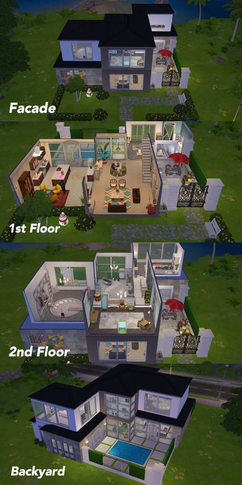 Sims 4 Mobile House Ideas, Casas The Sims Mobile, Sims Mobile House Ideas Layout, The Sims Freeplay Houses Ideas Design, The Sims Mobile House Design, The Sims Freeplay Houses Ideas, Sims 4 Floorplan Layout, Sims Mobile House Ideas, Sims 4 Home Layout