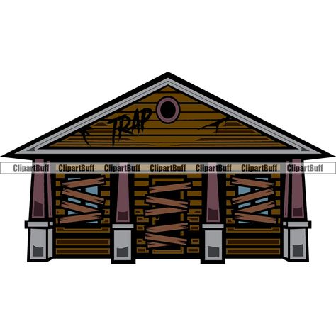 Abandoned Building Drawing, Trap House Drawing, Pixel Graphic, House Abandoned, Graphic Png, Tattoo Color, Trap House, Microsoft Publisher, Hip Hop Art