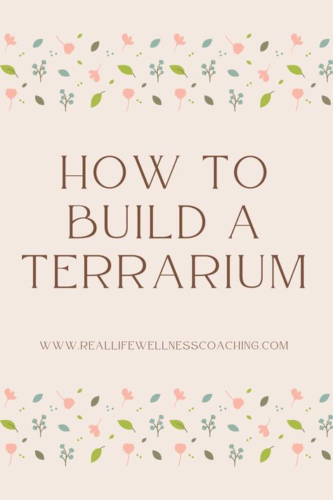 If you are looking for a fun DIY project that is pretty simple and beautiful, you just might want to learn- how to build a terrarium! If you haven’t heard of a terrarium or aren’t sure exactly what it is- It is a unique type of indoor garden, mini ecosystem, using small potted plants. They can be enclosed or open. Making a terrarium is simple and doesn’t take a long time to do. I love that you can personalize it to make it just how you want it! Small Plant Terrarium, Terrarium Ideas Diy, Making A Terrarium, Mini Ecosystem, Build A Terrarium, Fitness Planner Free, Open Terrariums, Small Terrarium, Rock And Pebbles