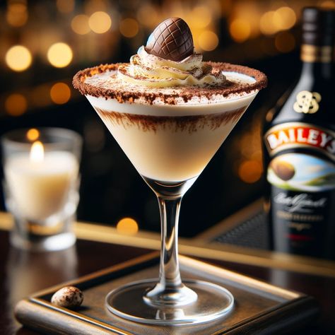 Cinnamon Roll Martini, Creme Brulee Martini Recipe, Creme Brulee Martini, Impressive Cocktails, Baileys Salted Caramel, Dessert Cocktails, Martini Ingredients, Cocktail Martini, Creme Brulee Recipe