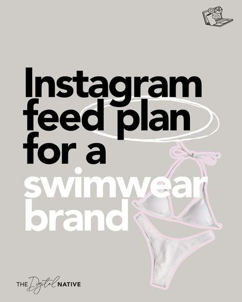 Instagram feed plan for a swimwear brand 📱👙 I think swimwear content is my FAV type of content at the moment - it’s really giving me amazing summer holiday inspo ✨ If you are a swimwear brand owner save this post for your next content planning session 👆🏼 #socialmediaspecalist #socialmediamanager #socialmediamarketer #socialmediastrategist #businessowner #agencyowner #womenceo #femaleceo #femalefounder #womanfounder #businessowners #businessownerhelp #socialmediaservices #socialmediaservice... Swimwear Brand Instagram Feed, Instagram Feed Plan, Social Media 101, Type Of Content, Women Ceo, Social Medi, Holiday Inspo, Brand Owner, Digital Nomad Lifestyle