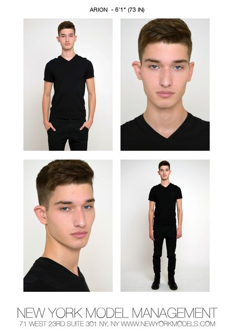 ARION · MEN Mens Digitals Modeling, Men Modeling, Male Model Polaroids, Male Model Digitals, Model Casting Outfit, Model Portfolio Examples, Male Headshot Poses, Model Polaroids, Model Casting