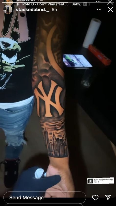 Half Sleeve Forearm, Red Sneakers Outfit, Forearm Tats, Africa Tattoo, Chest Tattoo Stencils, 777 Tattoo, Brooklyn Tattoo, Tattoo Ideas Males, Black Men Tattoos