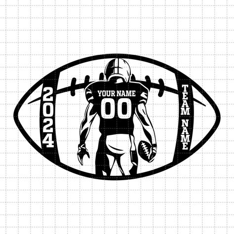 Peewee Football, Football Silhouette, Football Names, Png Football, Laser Engraved Ideas, Free Football, Football Png, Custom Football, Football Poster