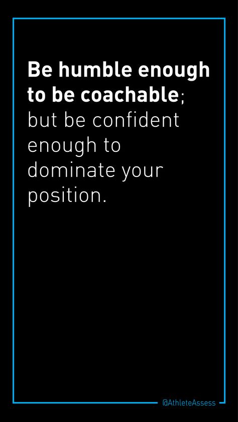 Even if being coachable makes you feel vulnerable, it is the secret to achieving your goals 💯 #BeHumble #BeCoachable #BeConfident Dance Team Inspirational Quotes, Humble Athlete Quotes, Being Coachable Quotes, Field Hockey Quotes Motivational, Ball Is In Your Court Quote, Coachable Quotes, Hockey Inspirational Quotes, Being Coachable, Softball Sayings