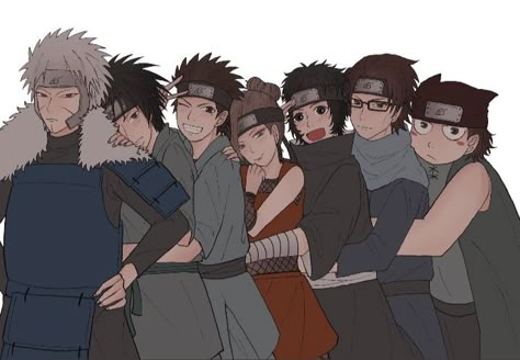 Team Tobirama, Tobirama Senju, Naruto Universe, Menma Uzumaki, Naruto Shippudden, Naruto Teams, Naruto Fanart, Naruto Fan Art, Naruto Comic