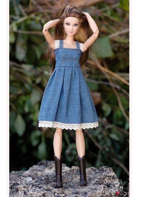 35.16.3/jswdolls Barbie Doll Outfits, Doll Dresses Diy, Barbie Dress Pattern, Dress Barbie Doll, Sewing Barbie Clothes, Barbie Sewing Patterns, Diy Barbie Clothes, Barbie Doll Clothing Patterns, Dolls Clothes Diy