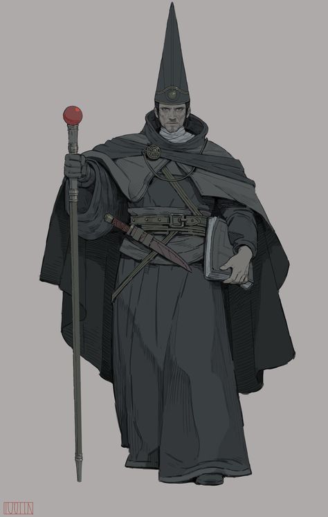 ArtStation - Master of Magic, LUOLIN Modern Magic, Art Prompts, Fantasy Concept Art, Character Design Male, Medieval Fantasy, Dnd Characters, Fantasy Character Design, Costume Design, Character Design Inspiration